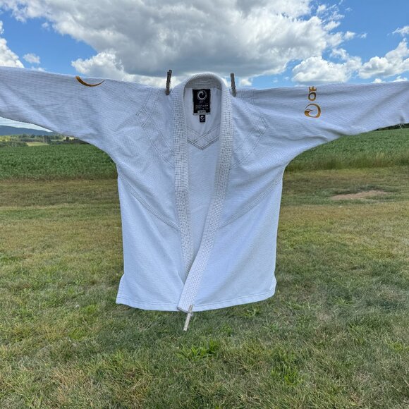 Origin White Pearl Weave DNA Gi size A2/L and 34" x 30" Pro Pants - Picture 1 of 5